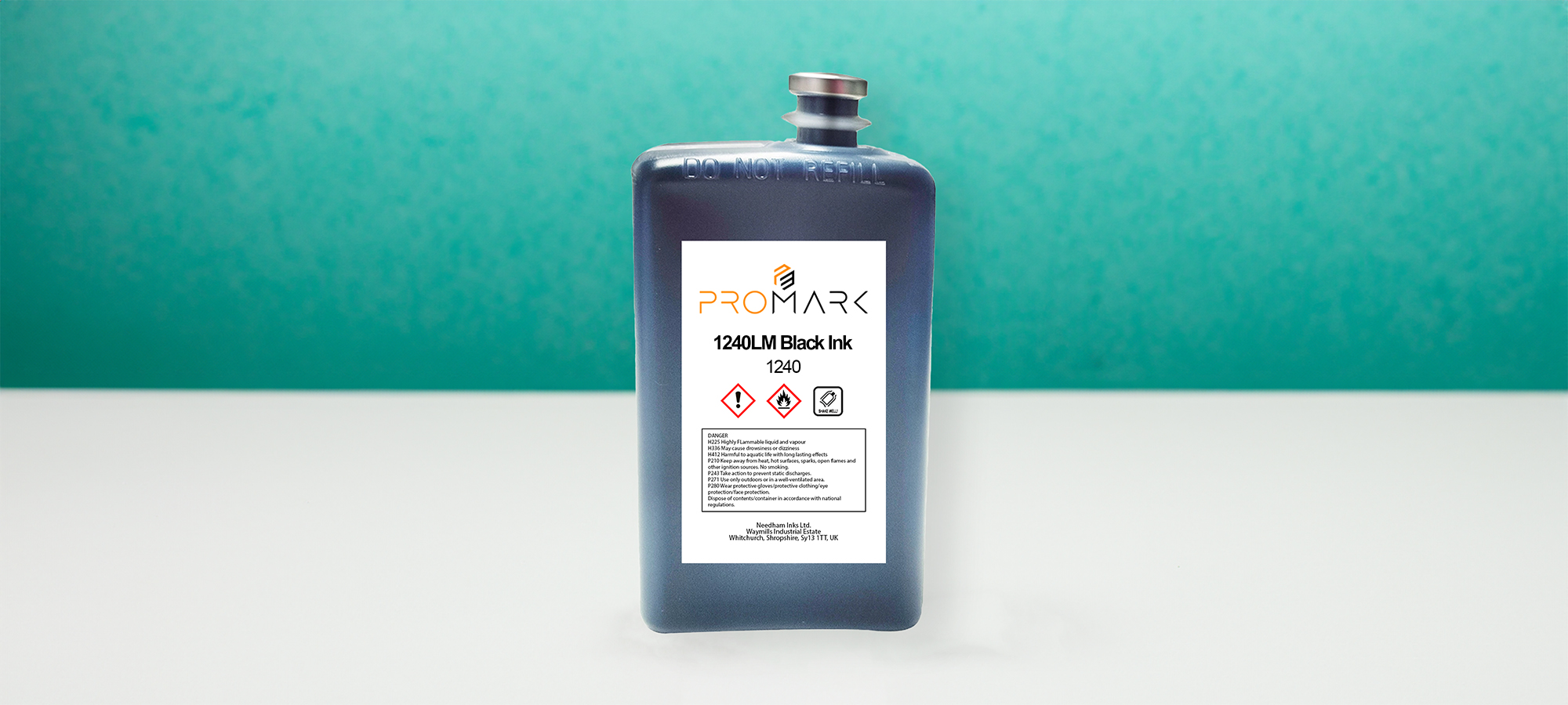 Linx 1240LM ink cartridge, providing excellent printing clarity on various surfaces.