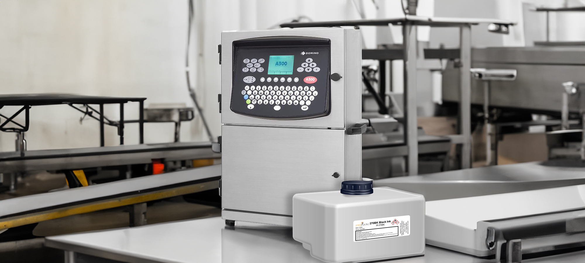 IR-270BK ink for Domino A series inkjet printers