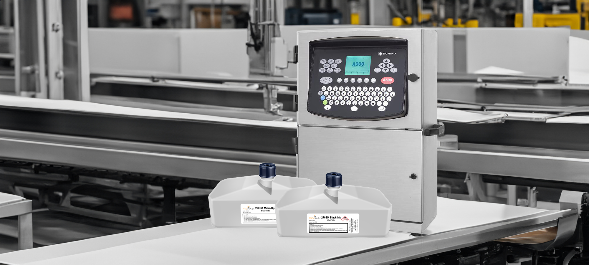 Cerneala IC-270BK pentru imprimante Domino seria A